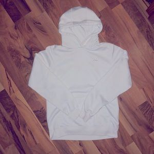 White/Light grey Under Armour Hoodie